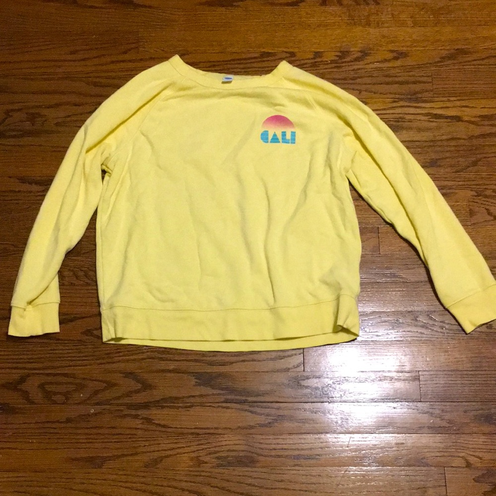 Old Navy Yellow Cali Sweatshirt